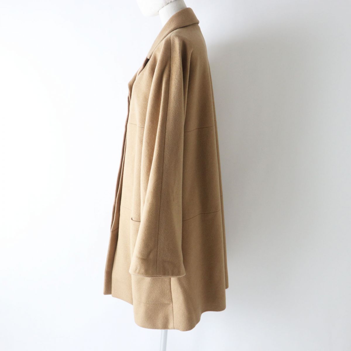 HERMES coat Main: 100% camel, Lining: 100% acetate Camel Women 44 Used
