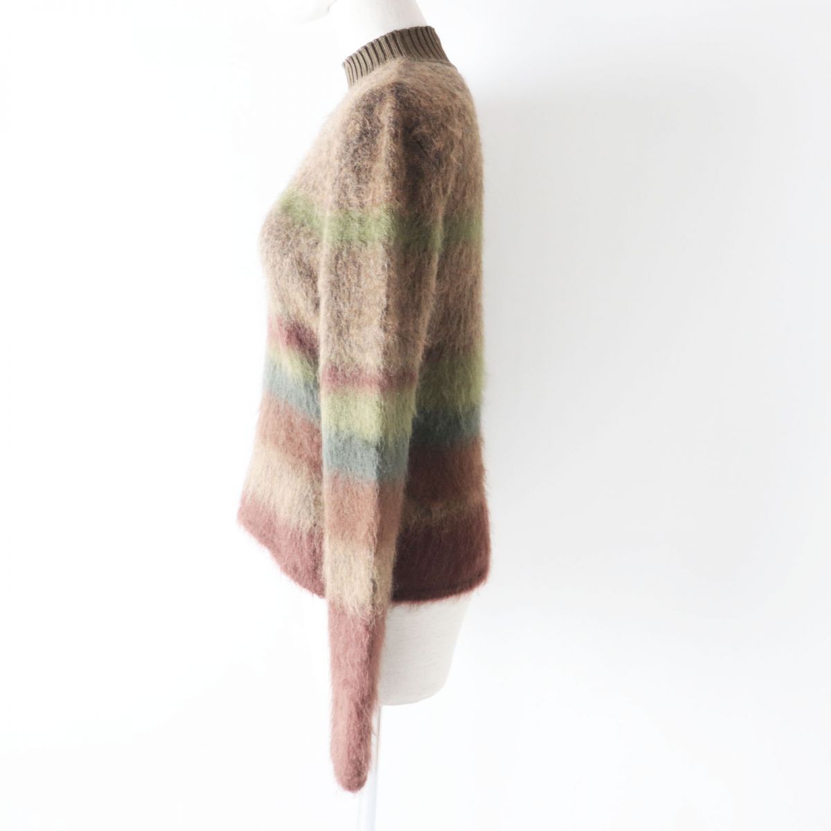 HERMES knit Image reference Brown x Khaki type Women Used