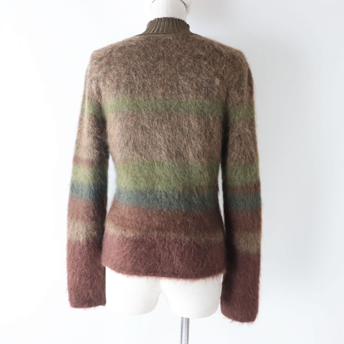 HERMES knit Image reference Brown x Khaki type Women Used