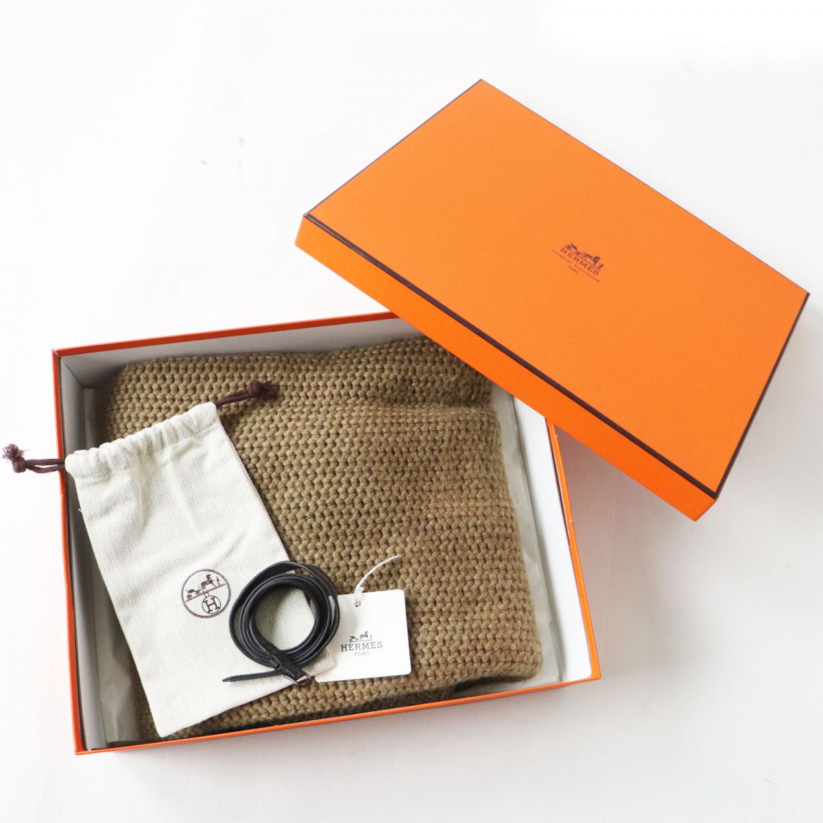 HERMES knit Image reference Brown type Women Used