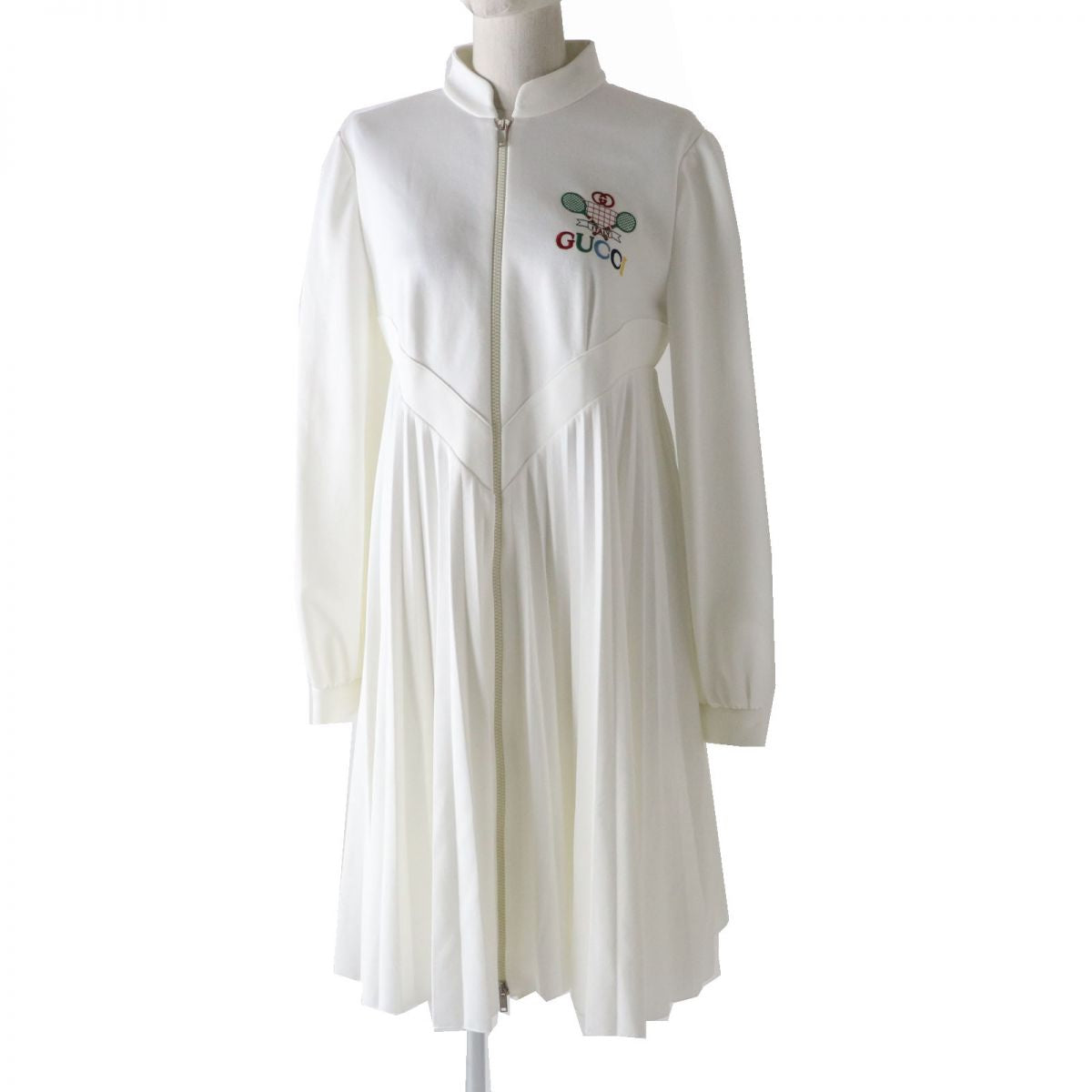 GUCCI one piece Main: 55% polyester, Main: 45% cotton, Part: 100% polyester white Women M Used