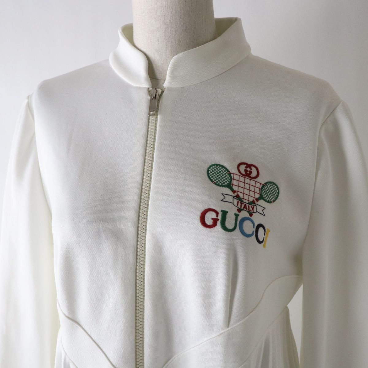 GUCCI one piece Main: 55% polyester, Main: 45% cotton, Part: 100% polyester white Women M Used