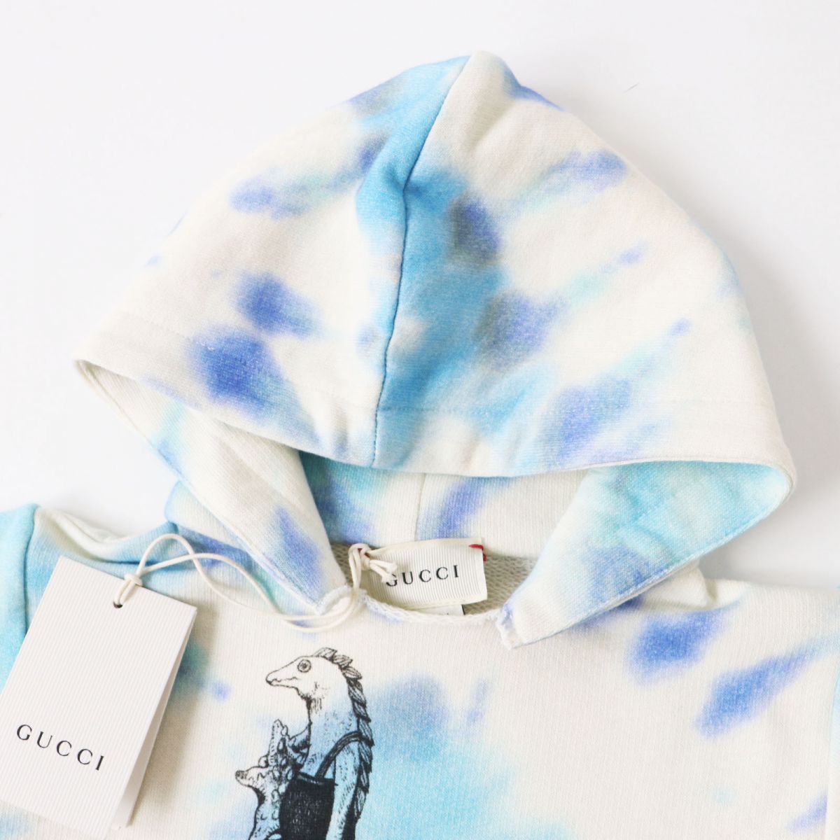 GUCCI sweat cotton White x Blue type 24
