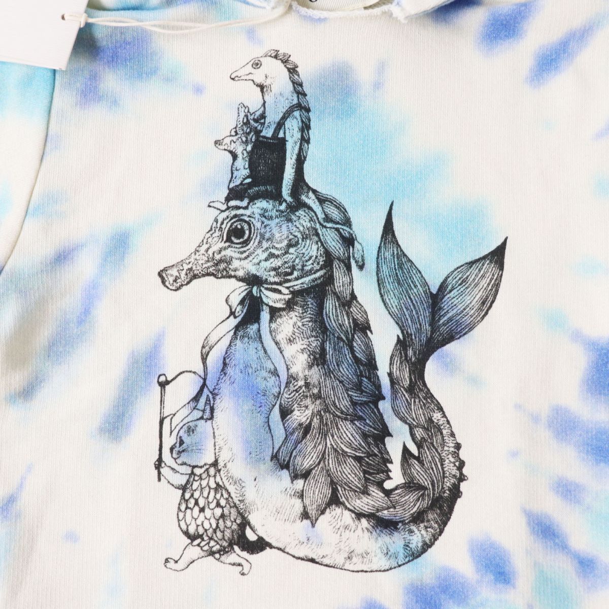 GUCCI sweat cotton White x Blue type 24