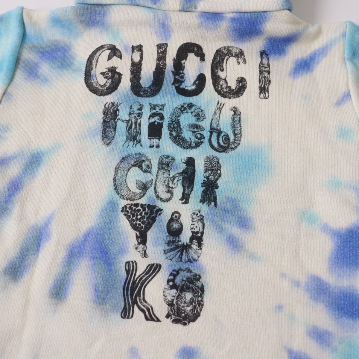 GUCCI sweat cotton White x Blue type 24