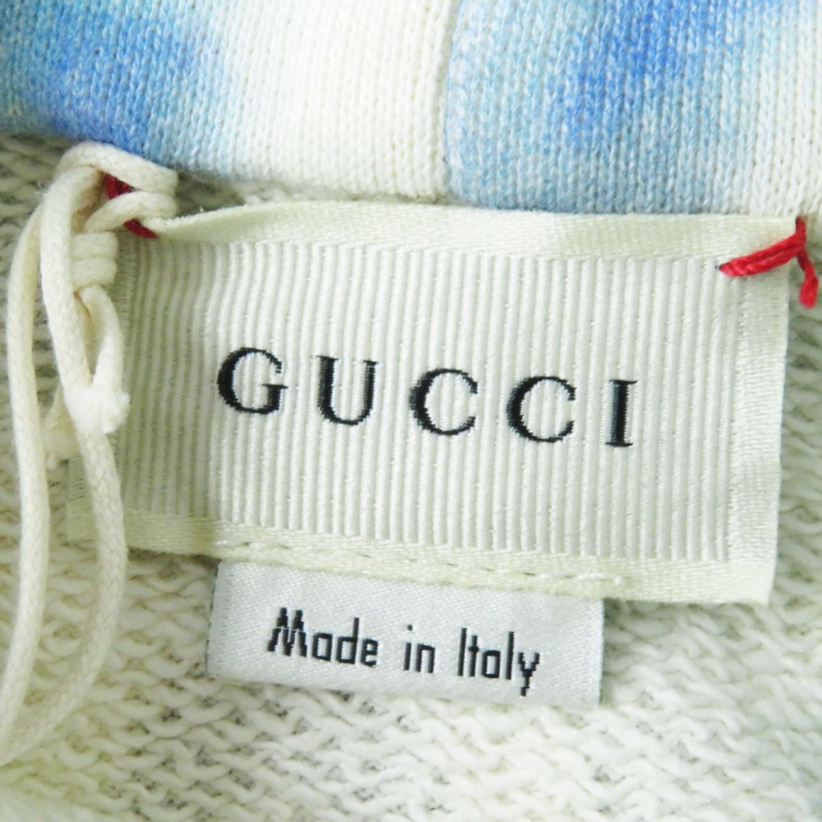GUCCI sweat cotton White x Blue type 24