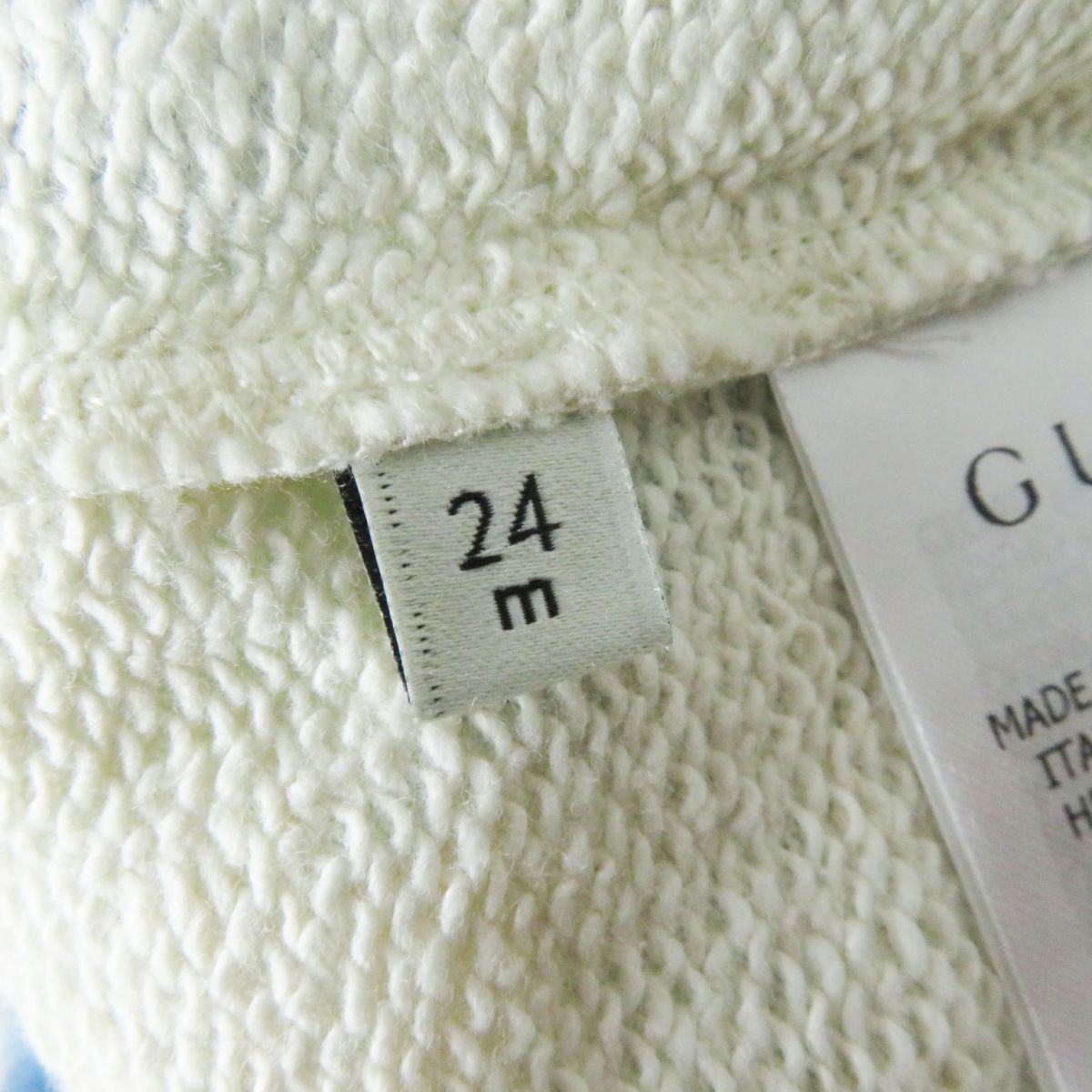 GUCCI sweat cotton White x Blue type 24