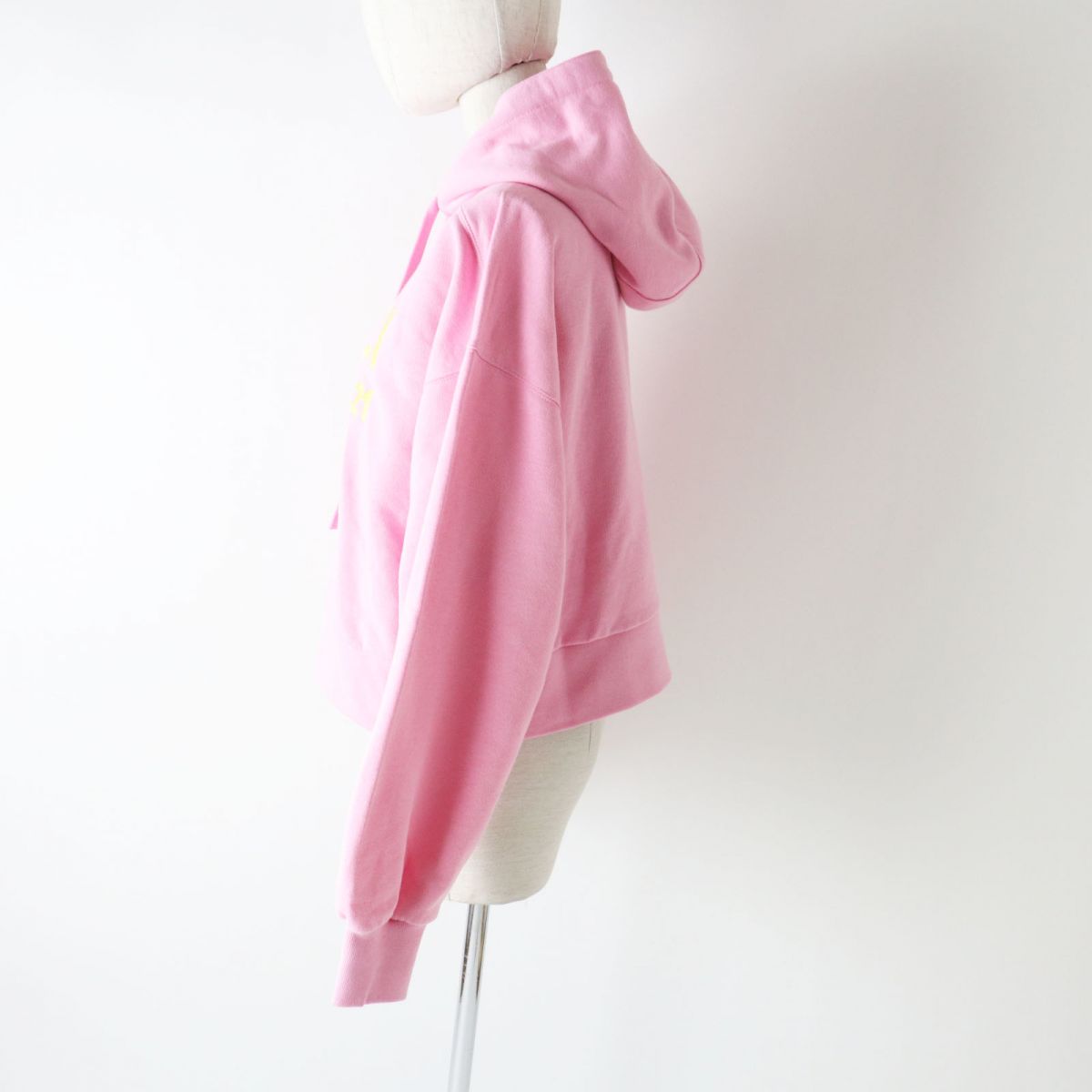 GUCCI Hoodie Main: 100% cotton, Part: 99% cotton, Part: 1% polyurethane, Part: 100% polyester Pink x Yellow Women M Used