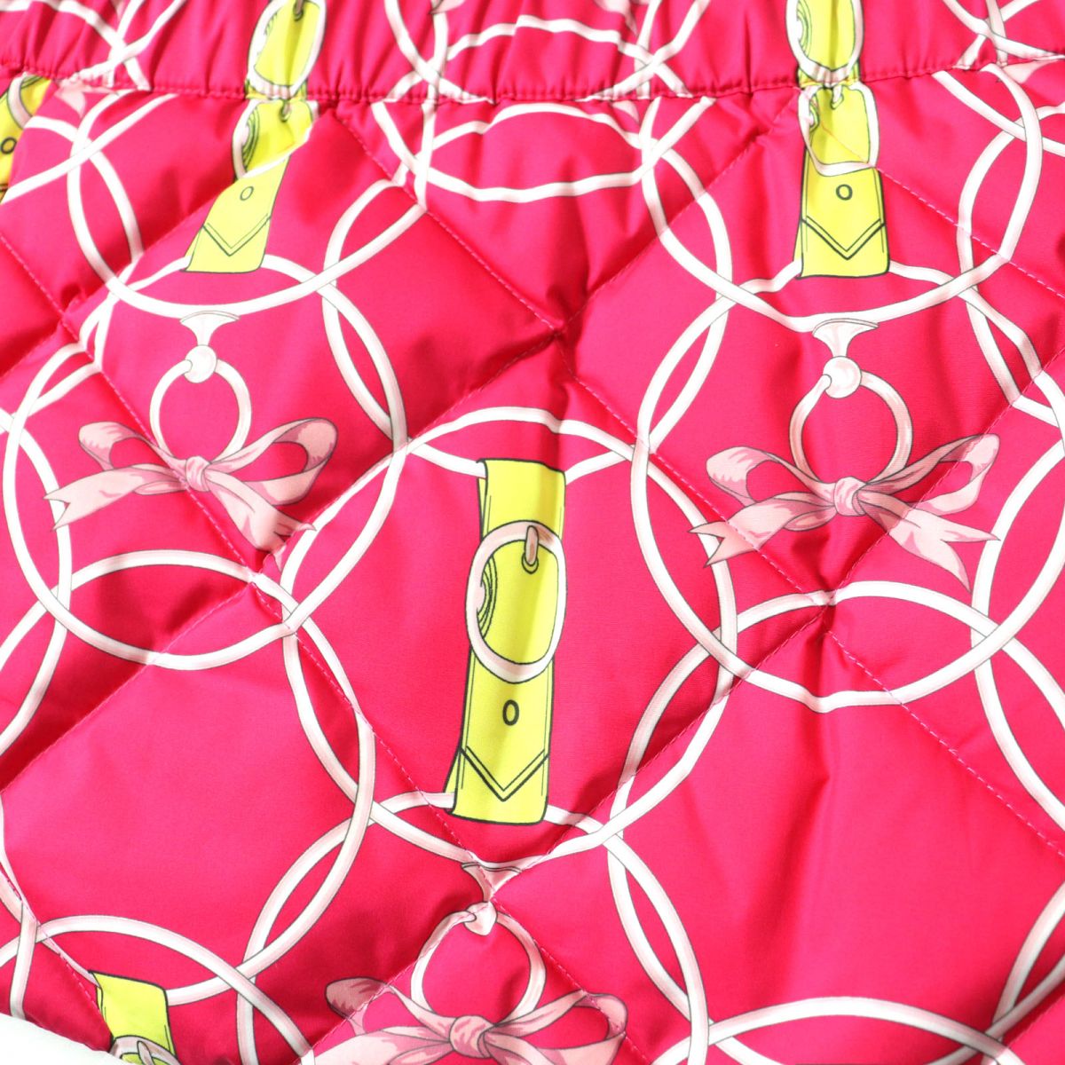 HERMES Best Main: 100% polyester, part: 82% virgin wool, part: 14% polyamide (nylon), part: 4% elastane (polyurethane), part: 57% rayon, 43% polyester Fusha pink<br>La Promenade du Matin/Morning Walk Women 36 Used