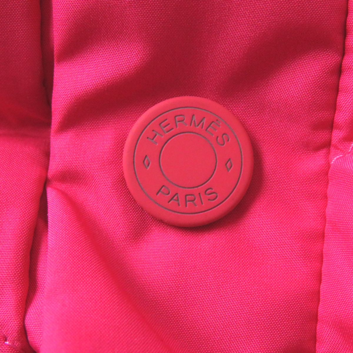 HERMES Best Main: 100% polyester, part: 82% virgin wool, part: 14% polyamide (nylon), part: 4% elastane (polyurethane), part: 57% rayon, 43% polyester Fusha pink<br>La Promenade du Matin/Morning Walk Women 36 Used