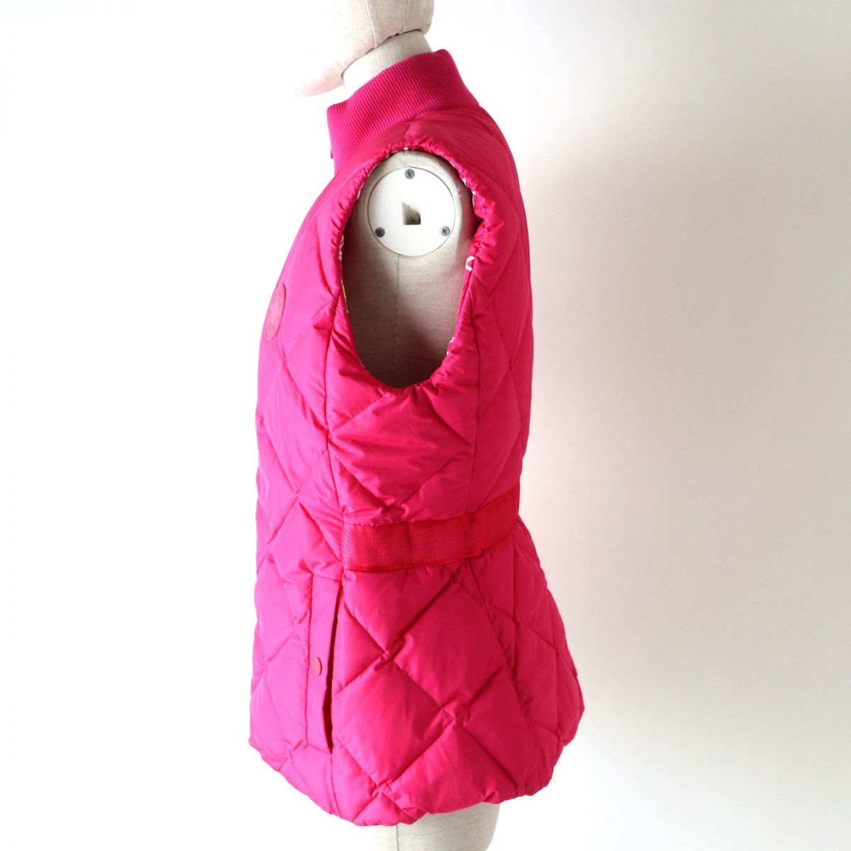 HERMES Best Main: 100% polyester, part: 82% virgin wool, part: 14% polyamide (nylon), part: 4% elastane (polyurethane), part: 57% rayon, 43% polyester Fusha pink<br>La Promenade du Matin/Morning Walk Women 36 Used