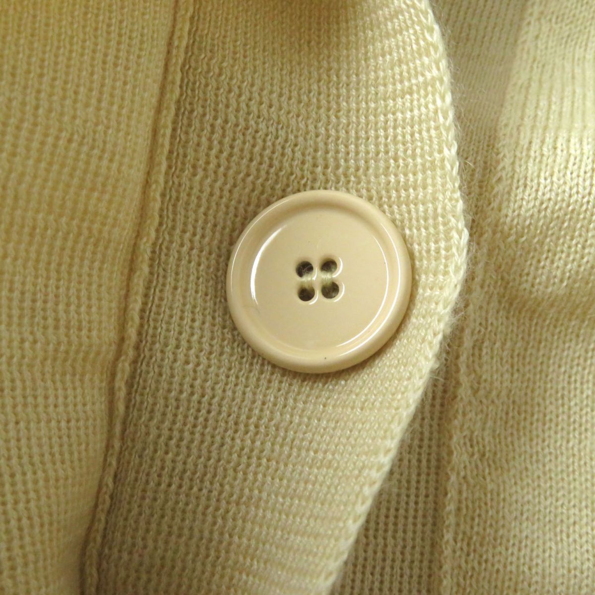 HERMES knit cashmere light beige 38