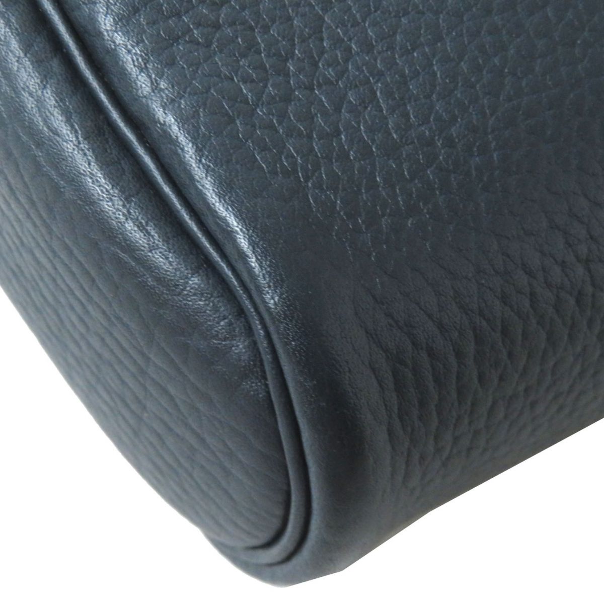 HERMES Shoulder Bag Fjord Navy Women Used