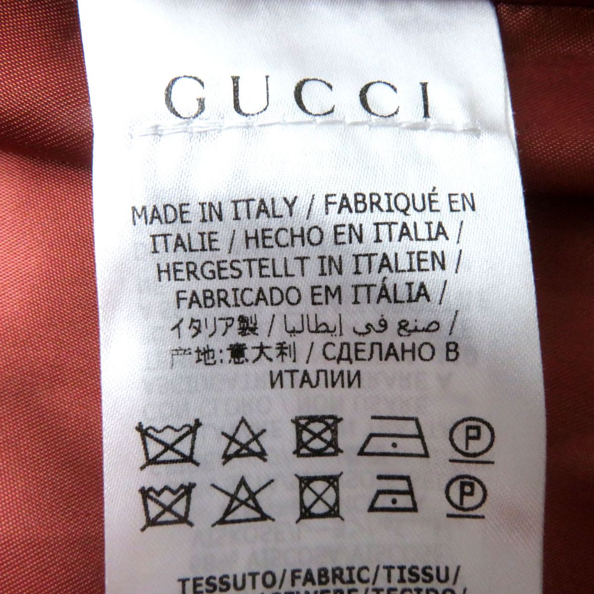 GUCCI coat Outer: 100% nylon, Fur: 100% acrylic, Lining: 68% rayon, Lining: 32% silk, Lining: 100% polyester white Women 38 Used