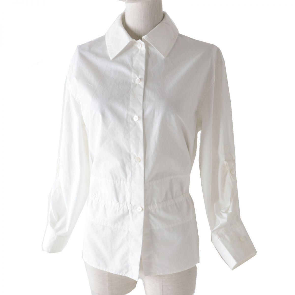HERMES Long sleeve shirt cotton white 34