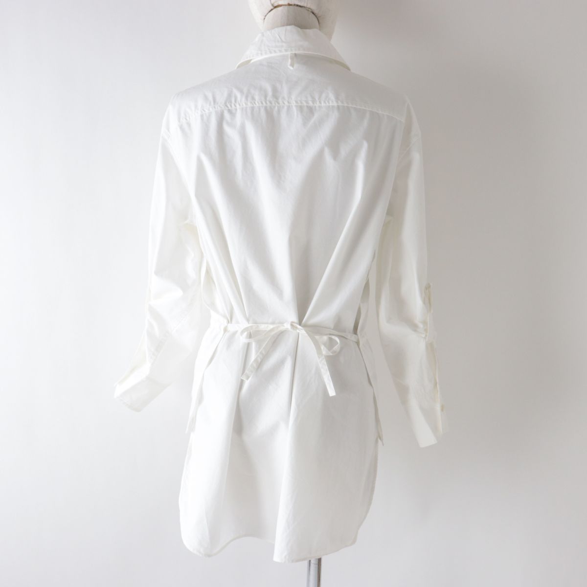 HERMES Long sleeve shirt cotton white 34