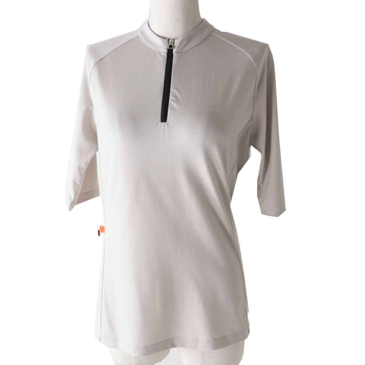 HERMES Cut wool Light gray M