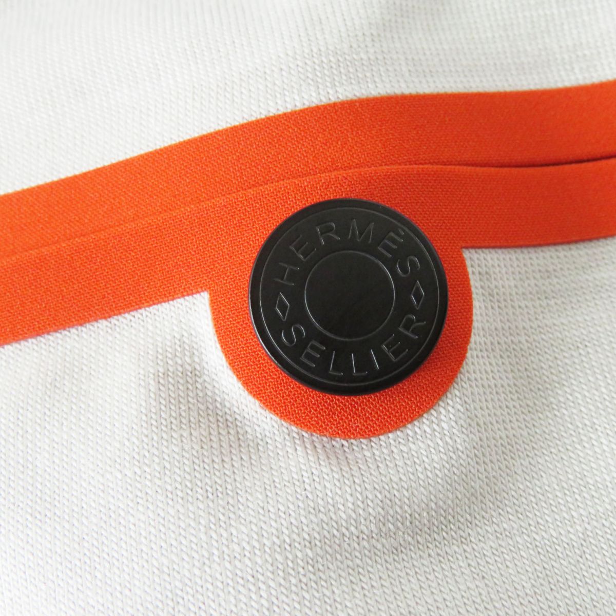 HERMES Cut wool Light gray M