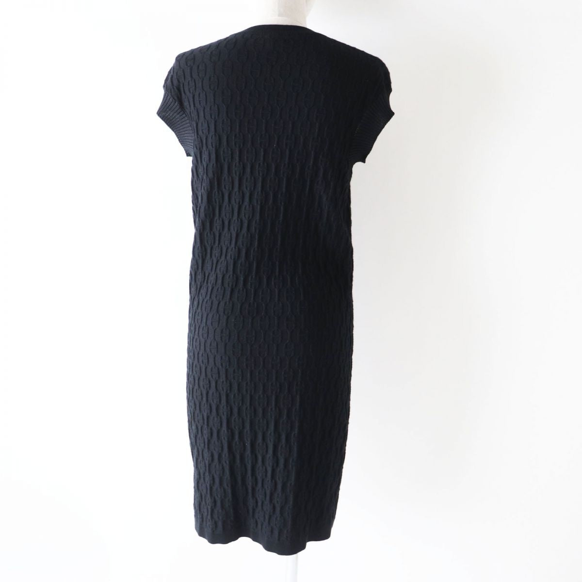 HERMES knit Main: 50% silk, Main: 41% cashmere, Main: 7% nylon, Main: 2% polyurethane black Women 36 Used