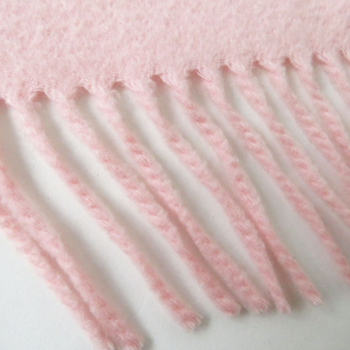 HERMES Stall Main: 100% cashmere Baby pink Women Used