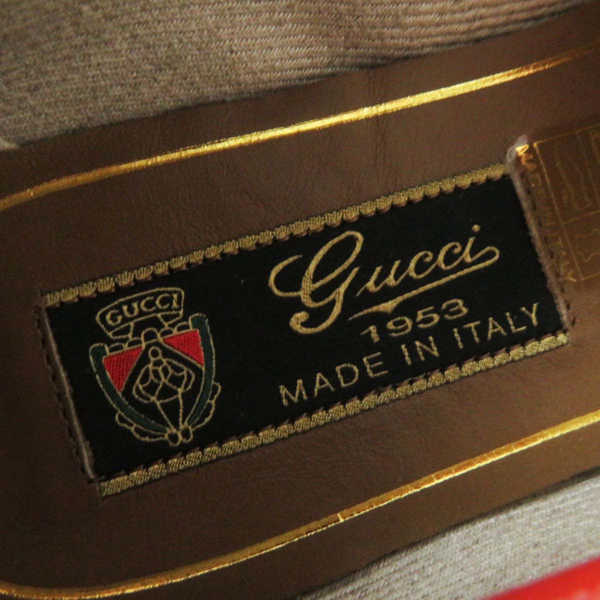 GUCCI loafers Main: Patent leather Orange typex Gold Metal Women 35.5 Used