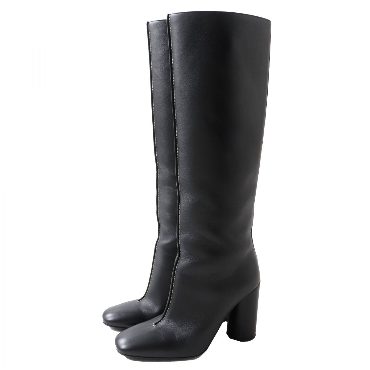 HERMES boots Main: Leather black Women 35.5 Used