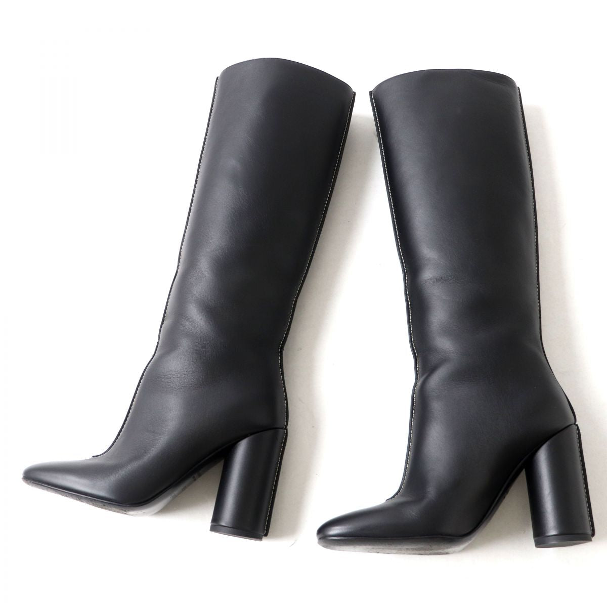 HERMES boots Main: Leather black Women 35.5 Used
