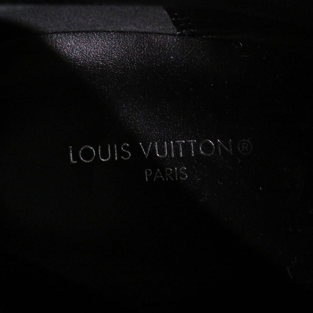 LOUIS VUITTON boots Patent leather Black x Brown (Monogram Pattern) 37