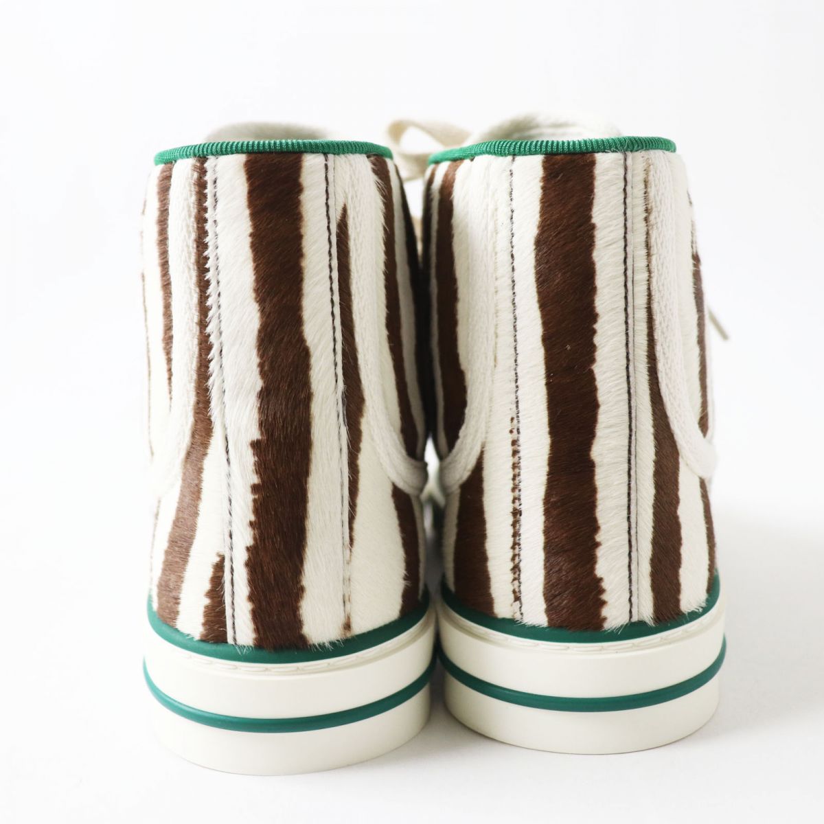 GUCCI High cut sneakers Main: Pigtails Zebra Pattern Multi Women 35 Used