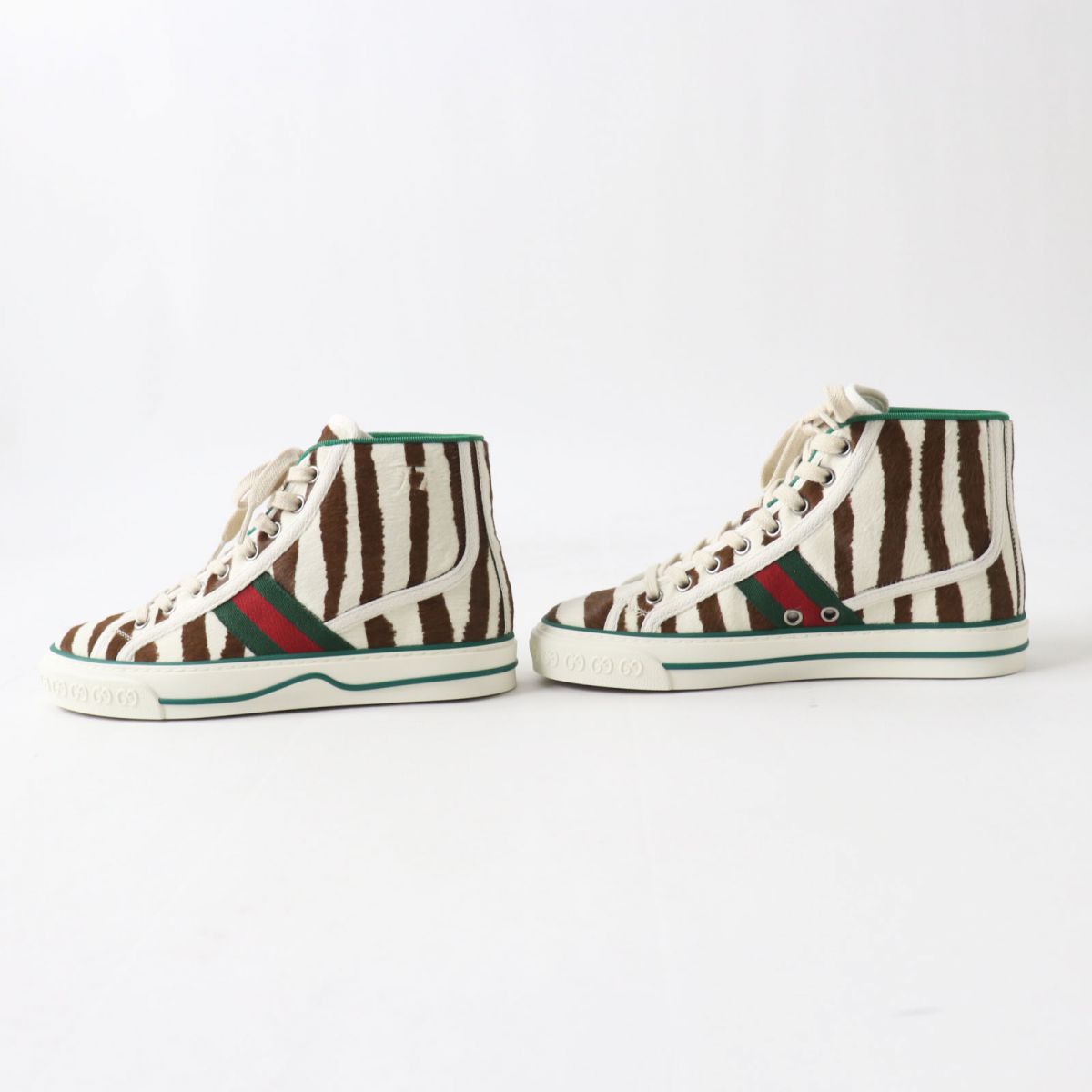 GUCCI High cut sneakers Main: Pigtails Zebra Pattern Multi Women 35 Used