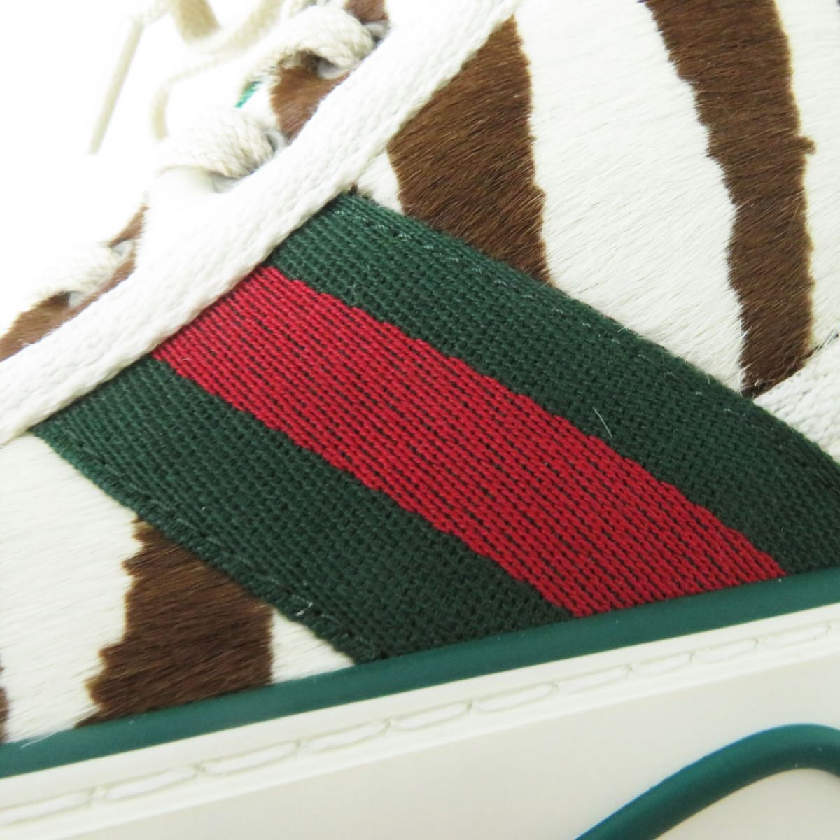 GUCCI High cut sneakers Main: Pigtails Zebra Pattern Multi Women 35 Used