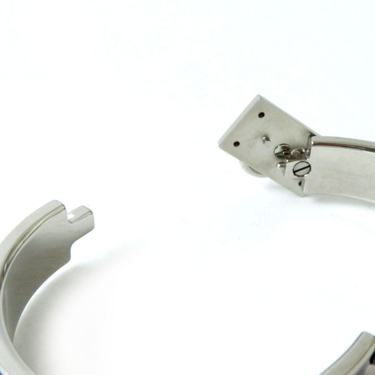 HERMES bracelet Metal, Enamel Silver Colliers de ChiensPattern
