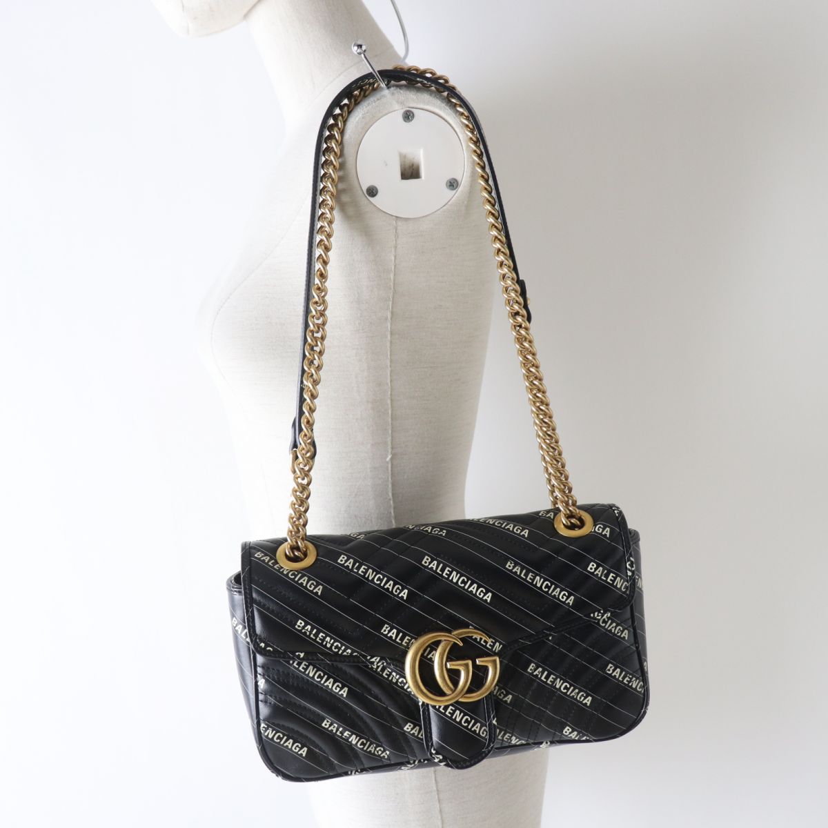 GUCCI Shoulder Bag Main: Leather black Women Used