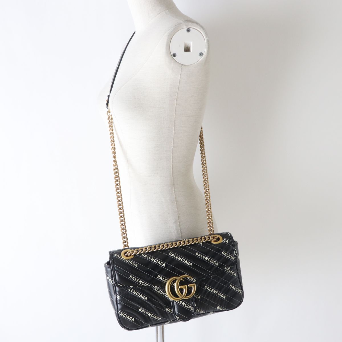GUCCI Shoulder Bag Main: Leather black Women Used