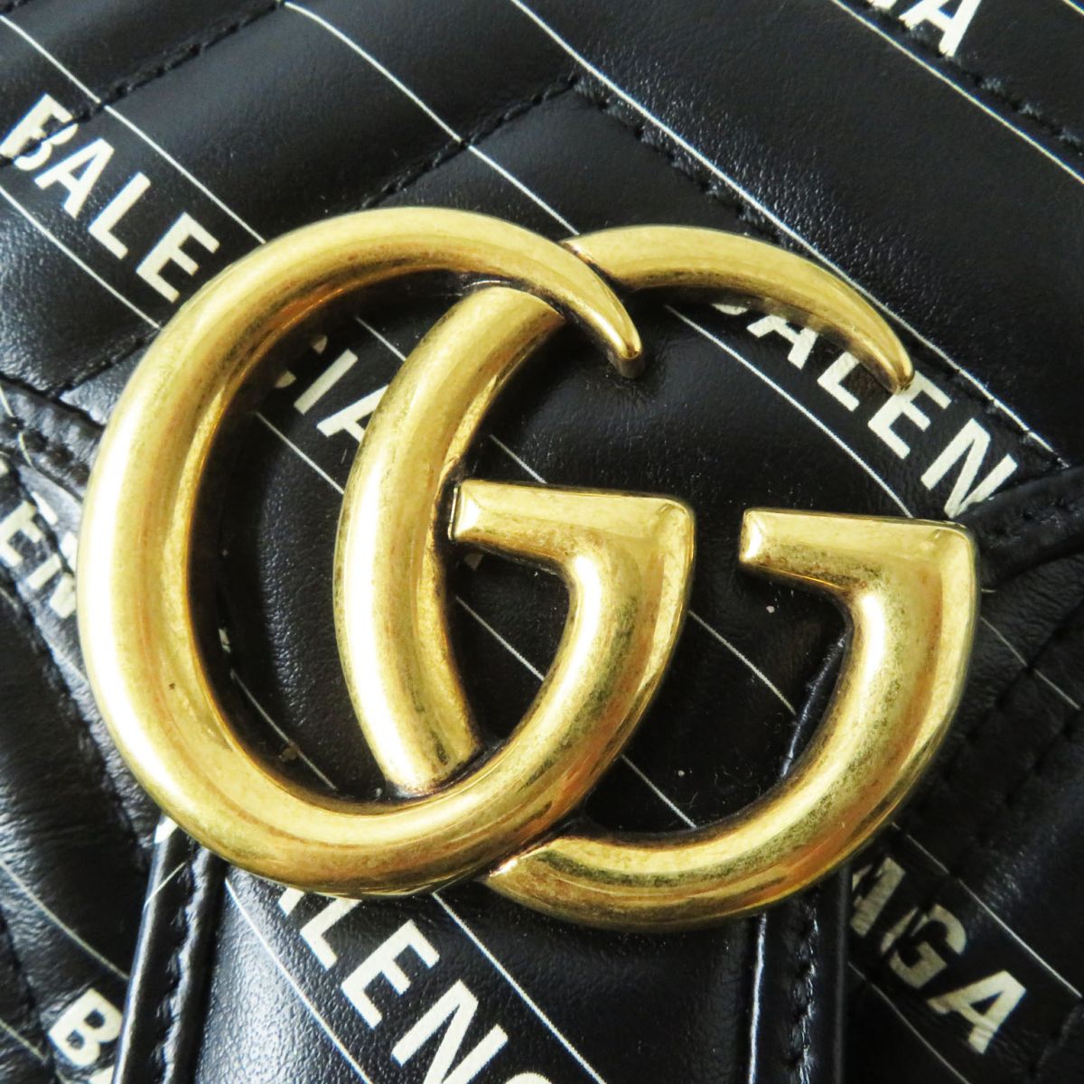 GUCCI Shoulder Bag Main: Leather black Women Used