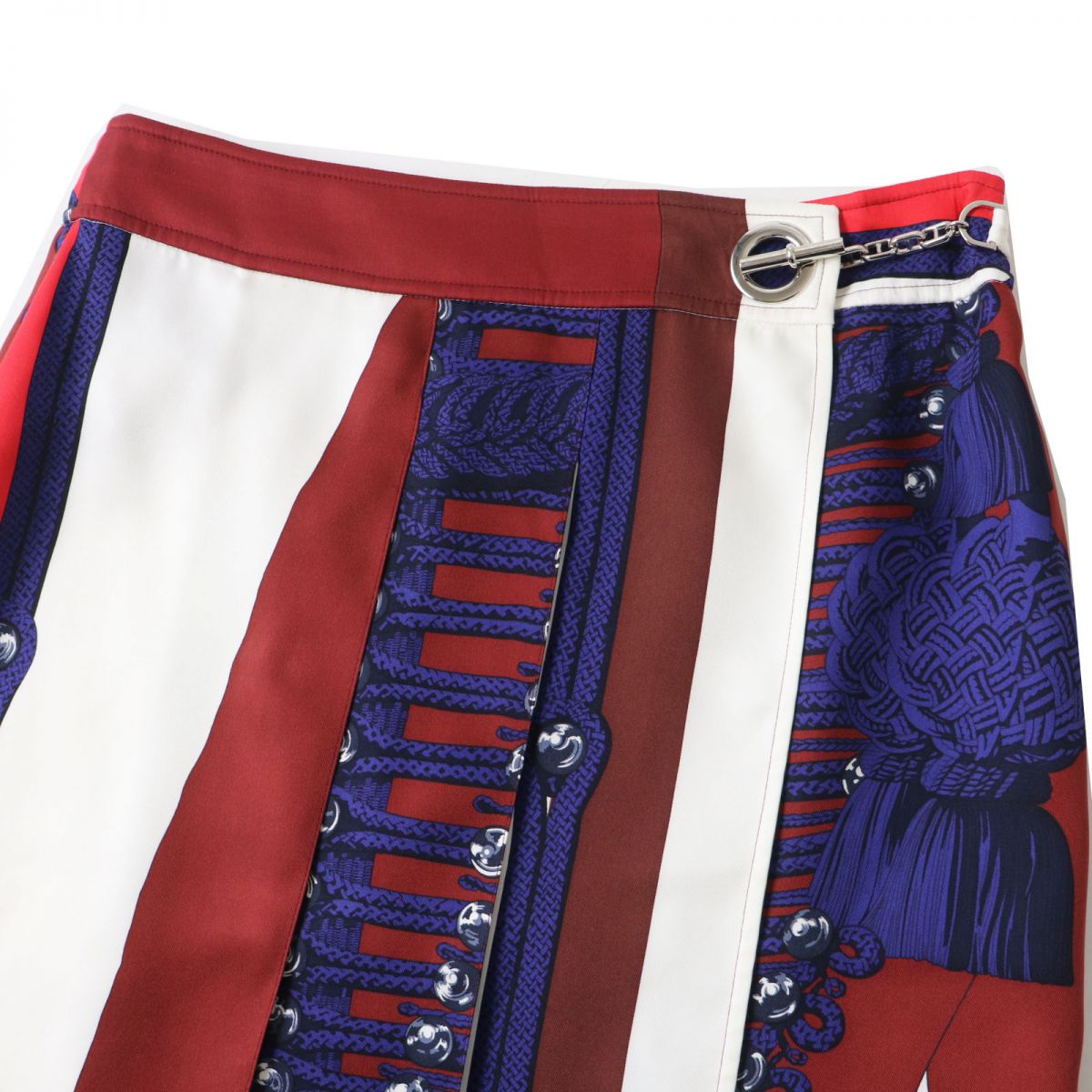 HERMES skirt Main: 100% silk Multi Women 38 Used