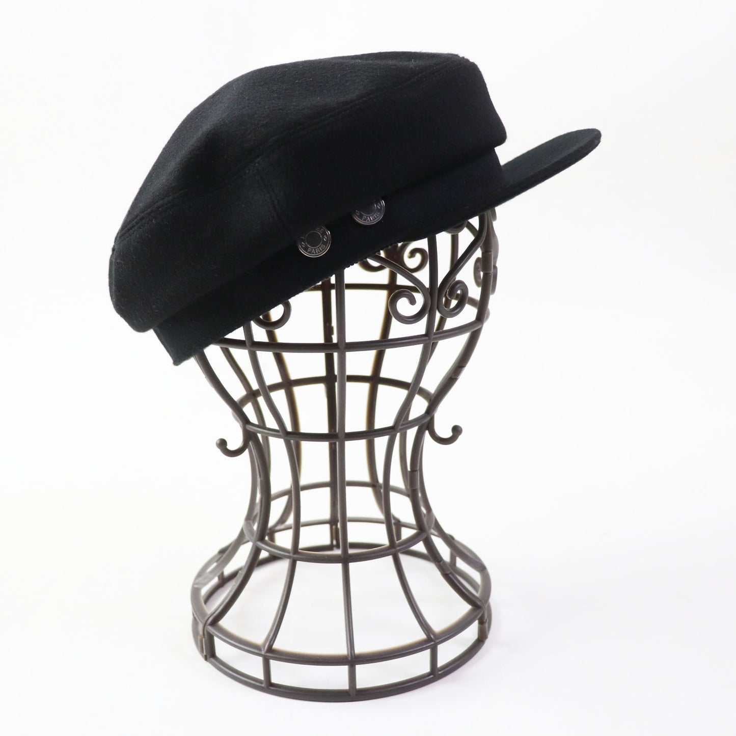 HERMES Casquette ー black Deauville Deauville