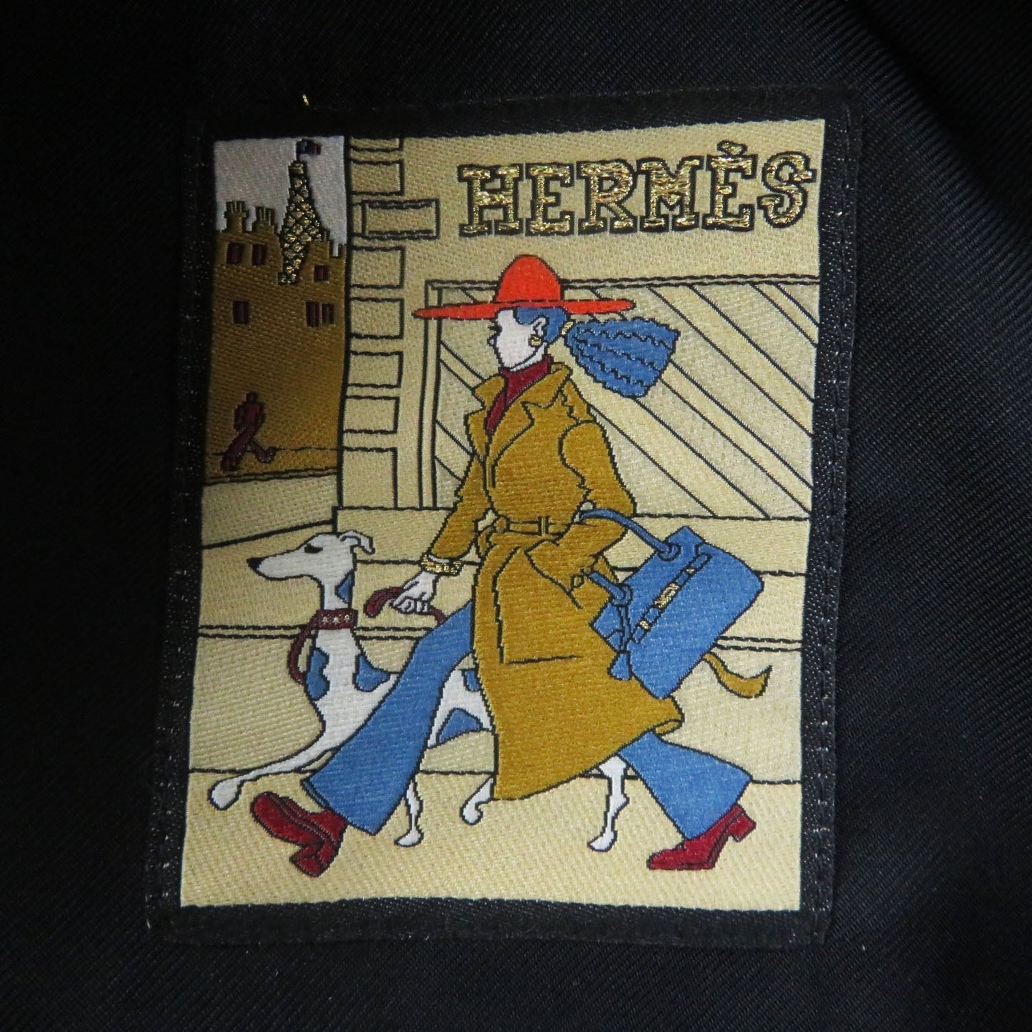 HERMES Casquette ー black Deauville Deauville