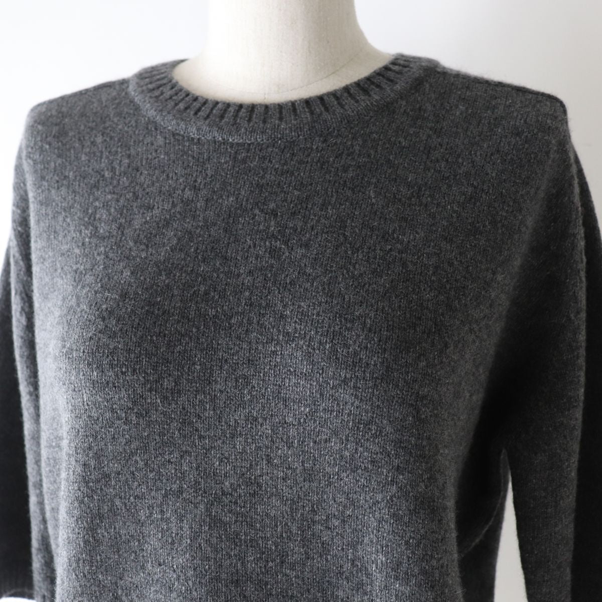 GUCCI knit Main: 100% cashmere gray Women L Used