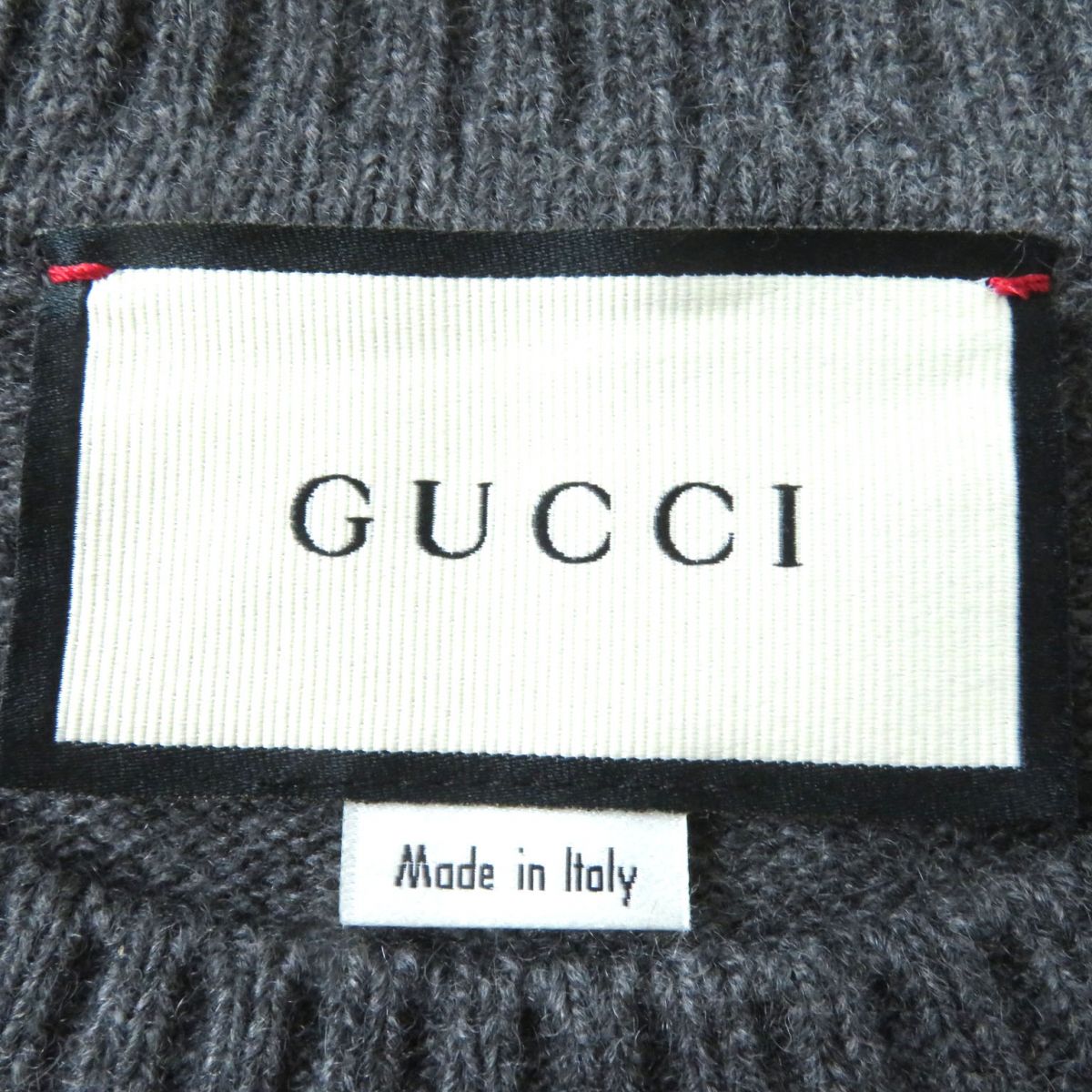 GUCCI knit Main: 100% cashmere gray Women L Used