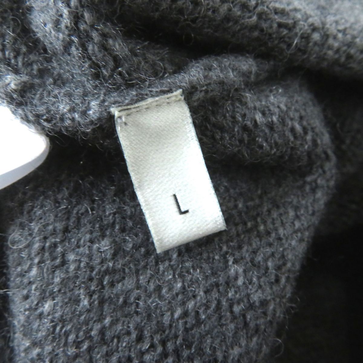 GUCCI knit Main: 100% cashmere gray Women L Used
