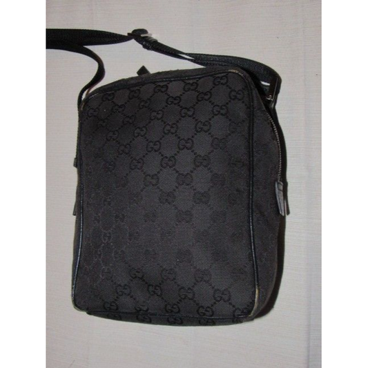 Gucci Newer Pursesdesigner Purses Dark Brown Leather And Brown Large G Logo Print Canvas With A Nylo