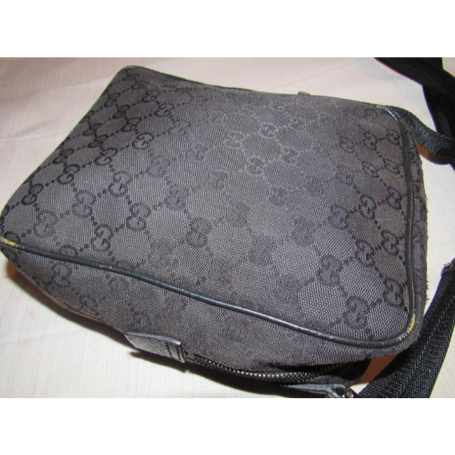 Gucci Newer Pursesdesigner Purses Dark Brown Leather And Brown Large G Logo Print Canvas With A Nylo