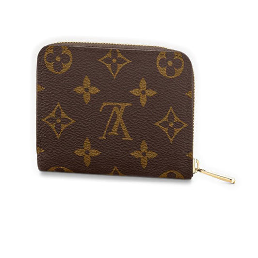 LOUIS VUITTON Coin case M60067 Monogram canvas Monogram canvas Brown Monogram Zip around purse