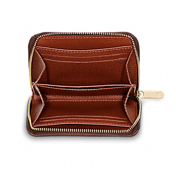 LOUIS VUITTON Coin case M60067 Monogram canvas Monogram canvas Brown Monogram Zip around purse