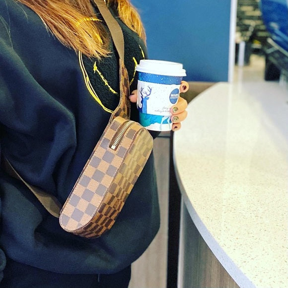 LOUIS VUITTON Damier Ebene Geronimos Waist Bag