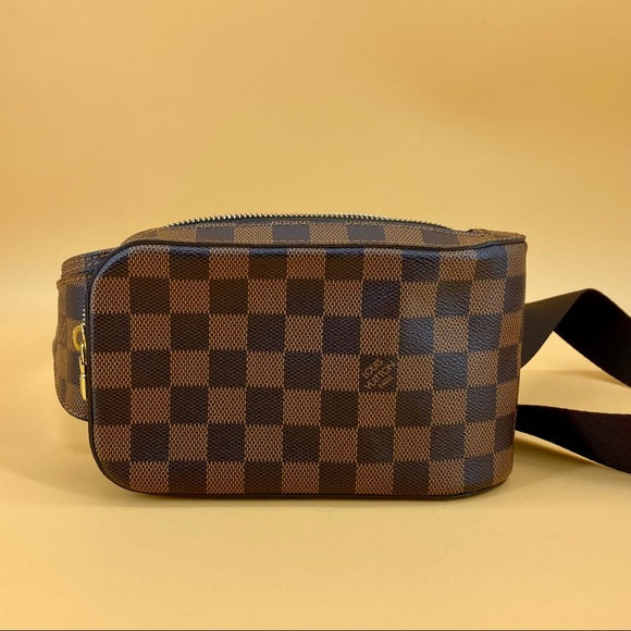 LOUIS VUITTON Damier Ebene Geronimos Waist Bag