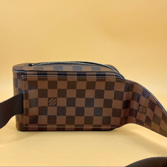 LOUIS VUITTON Damier Ebene Geronimos Waist Bag