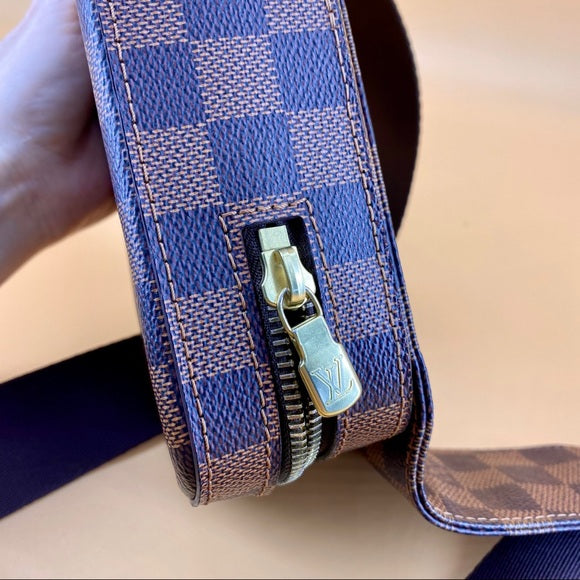LOUIS VUITTON Damier Ebene Geronimos Waist Bag