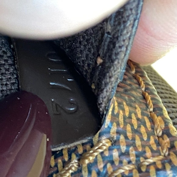 LOUIS VUITTON Damier Ebene Geronimos Waist Bag